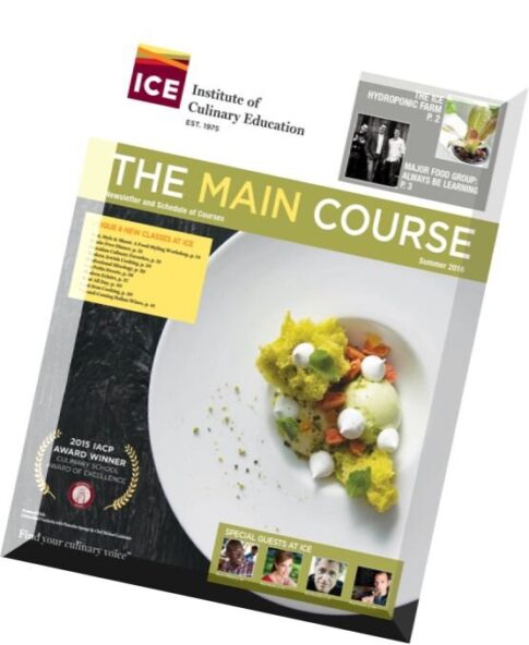 The Main Course – Summer 2016