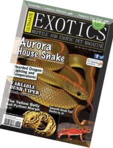 Ultimate Exotics — July-August 2016