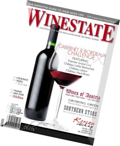 Winestate Magazine — July-August 2016