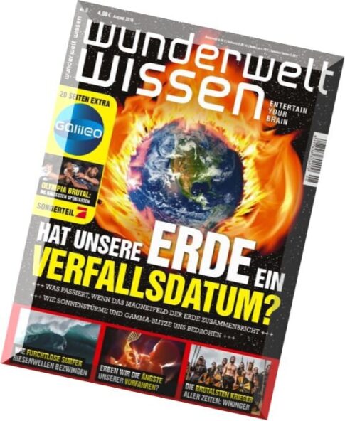 Wunderwelt Wissen – August 2016