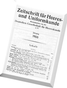 Zeitschrift fur Heeres- und Uniformkunde – N 140-145, 1955