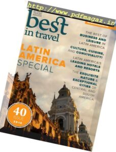 Best In Travel Magazine – Issue 40, 2016