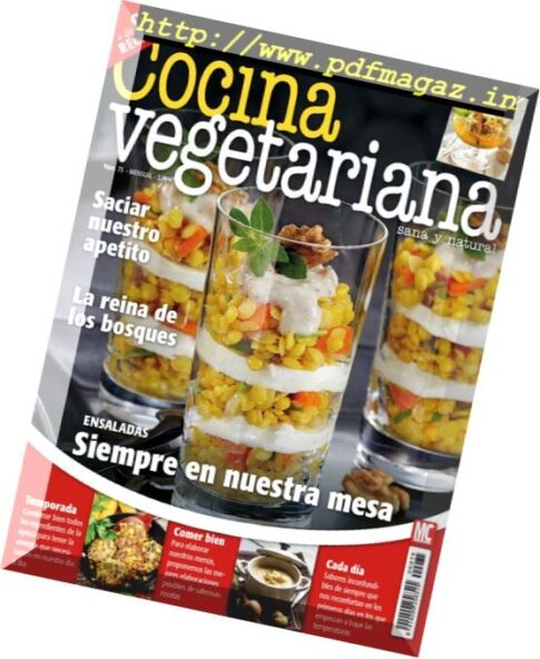 Cocina Vegetariana – Septiembre 2016