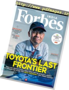 Forbes India — 19 August 2016