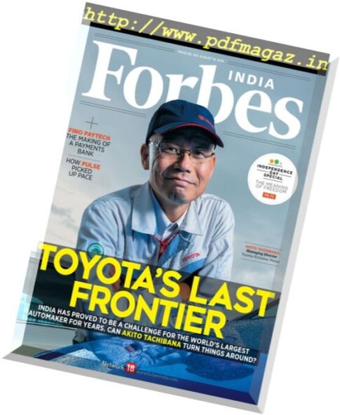Forbes India – 19 August 2016