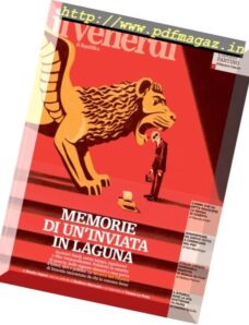 Il Venerdi di Repubblica – 19 Agosto 2016