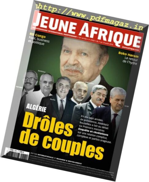 Jeune Afrique – 7 au 13 Aout 2016