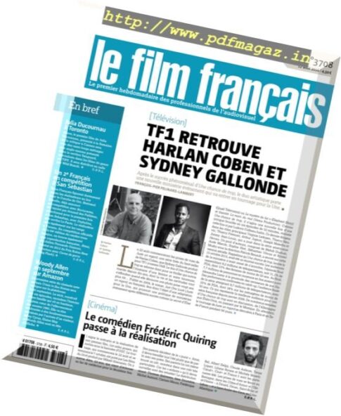 Le film francais – 12 Aout 2016