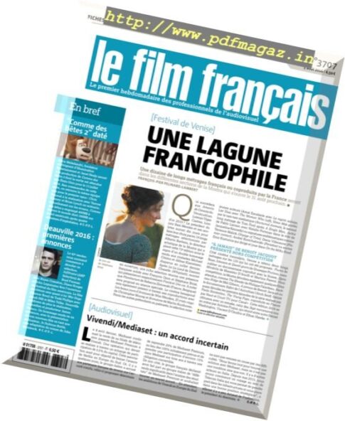 Le film francais – 5 Aout 2016