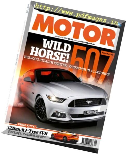 Motor Magazine Australia — September 2016