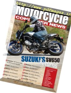 Motorcycle Consumer News – September 2016