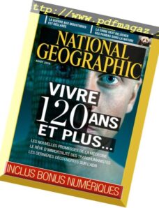 National Geographic France – Aout 2016