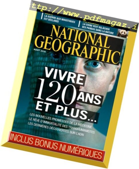 National Geographic France — Aout 2016