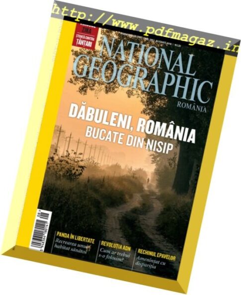 National Geographic Romania — August 2016
