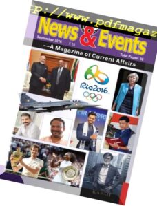 News & Events – September 2016