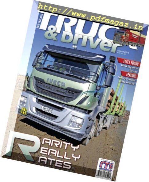 NZ Truck & Driver Magazine — August 2016