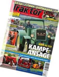 Oldtimer Traktor – September 2016