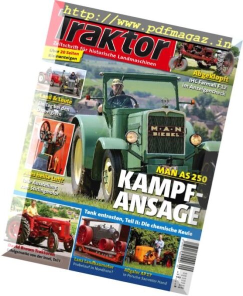 Oldtimer Traktor – September 2016