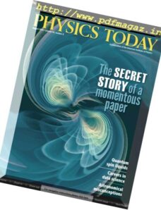 Physics Today – August 2016