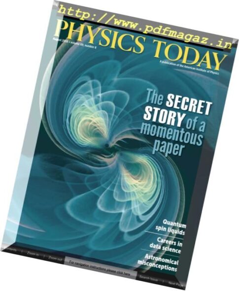 Physics Today — August 2016