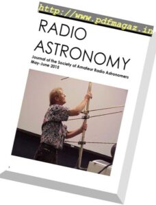 Radio Astronomy – May-June 2015