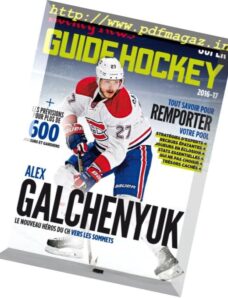 The Hockey News – Pool Guide 2016-2017 (French version)