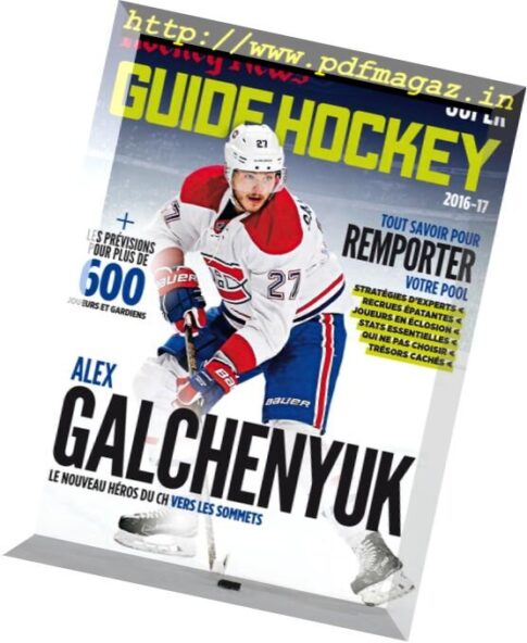 The Hockey News – Pool Guide 2016-2017 (French version)