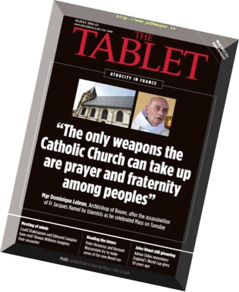 The Tablet – 30 July 2016