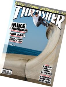 Thrasher Skateboard — October 2016