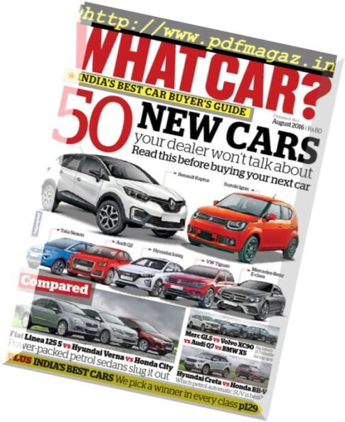 What Car India — August 2016