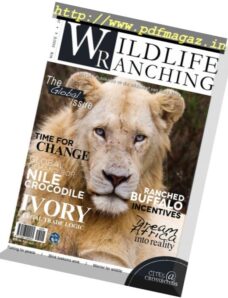Wildlife Ranching – Issue 4, 2016