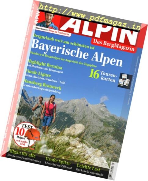 Alpin Das Bergmagazin — August 2016