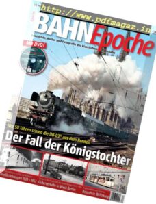 Bahn Epoche – Herbst 2016