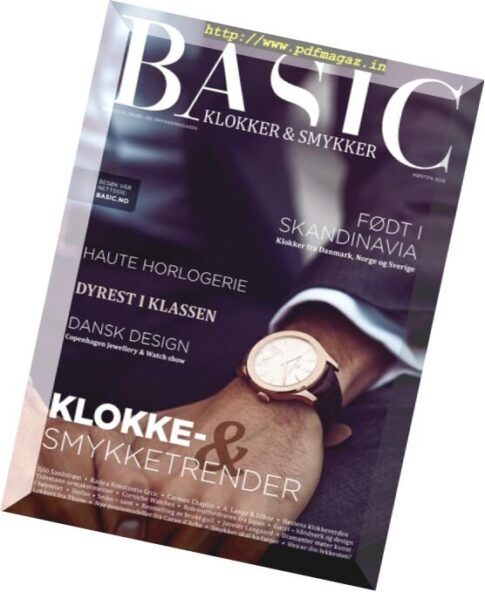 Basic Klokker & Smykker – Nr.2, 2016