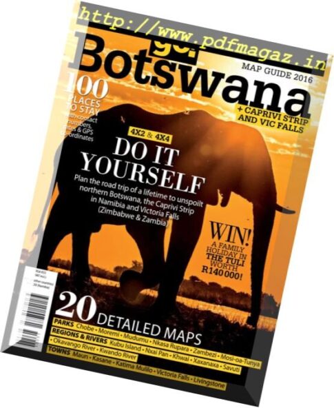 go! Botswana – Map Guide 2016