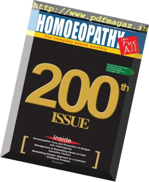 Homoeopathy For All — August 2016