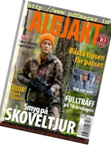 Jaktmarker & Fiskevatten Algjakt — Nr.1, September 2016