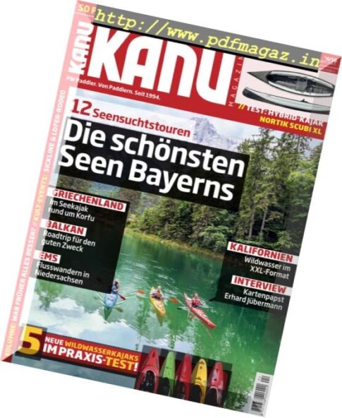 Kanu Magazin – September-Oktober 2016