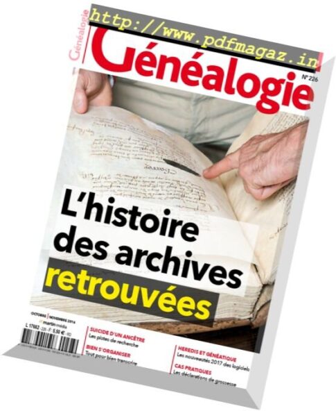 La Revue Francaise de Genealogie — Octobre-Novembre 2016