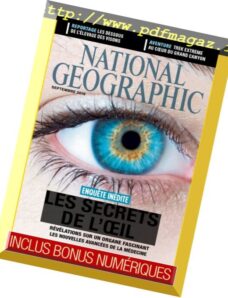 National Geographic France — Septembre 2016