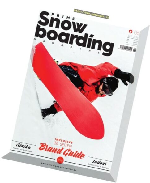 Prime Snowboarding Magazine — September 2016