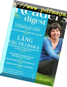 Reader’s Digest Sweden — September 2016