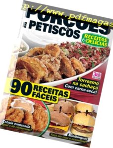 Receitas & Delicias – Brazil Issue 171, – Agosto 2016 – Porcoes e petiscos