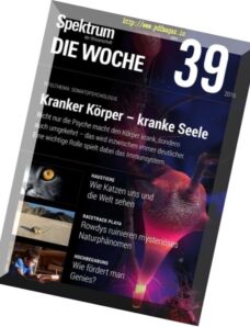 Spektrum Die Woche — Nr.39, 29 September 2016