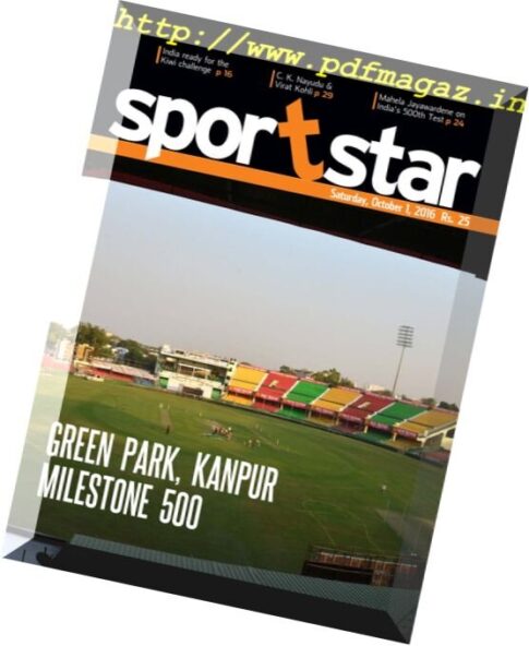 Sportstar — 1 October 2016