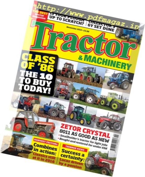 Tractor & Machinery — November 2016