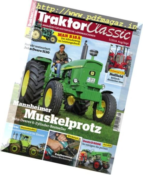 Traktor Classic – August-September 2016