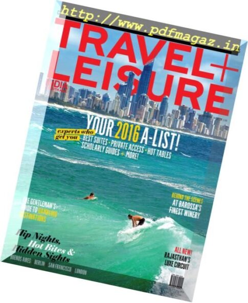 Travel + Leisure India & South Asia — September 2016