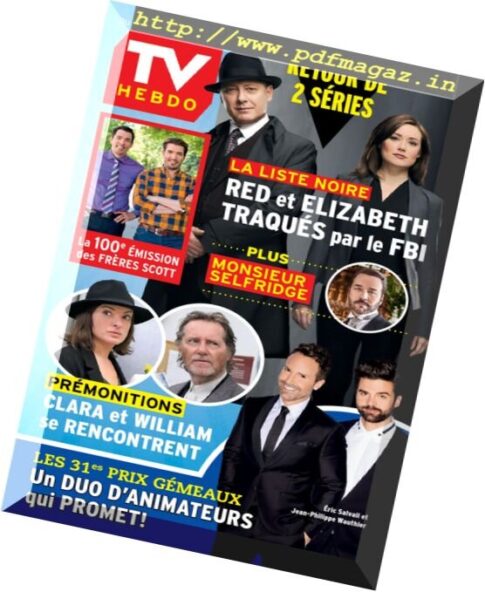 Tv Hebdo – 17 au 23 Septembre 2016