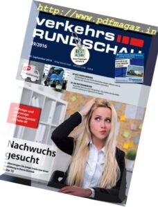 Verkehrs Rundschau – Nr.39, 2016